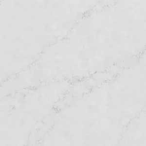 Byron White quartz countertop with soft gray marble-look veining