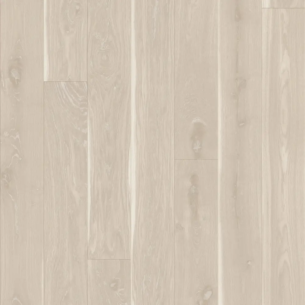 14mm European oak 3-layer engineered wood flooring in a light whitewashed tone