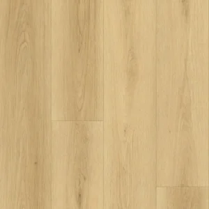 Denton 6.5mm waterproof SPC vinyl plank flooring in light golden oak wood look