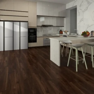 Lyon SPC vinyl plank flooring installed in a modern kitchen