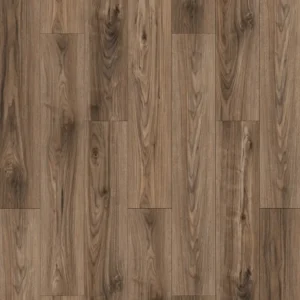 Brown wood-look 8mm SPC flooring plank pattern