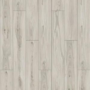 Light gray oak-look 8mm SPC flooring plank pattern