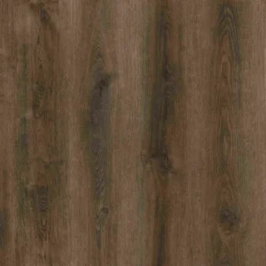 Oxford waterproof SPC vinyl plank flooring in weathered brown gray wood look