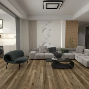 Rome SPC vinyl plank flooring installed in a modern living room