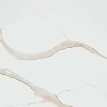 Roma Gold white quartz countertop with soft gold veining