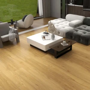 Round Rock 6.5mm SPC vinyl plank flooring installed in a contemporary living room